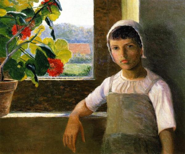 La Petite Angele, Ii by Lilla Cabot Perry