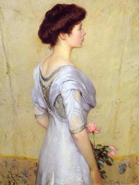 The Pink Rose by Lilla Cabot Perry