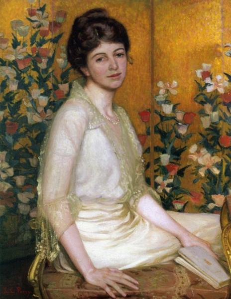 The Poppy Screen by Lilla Cabot Perry
