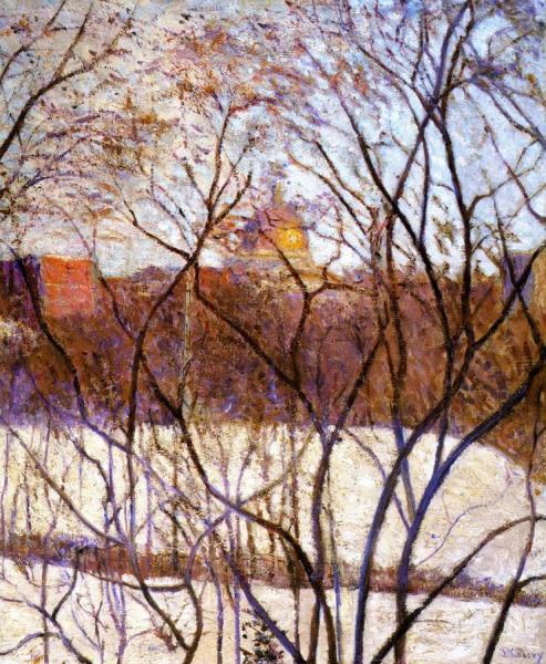 The State House by Lilla Cabot Perry