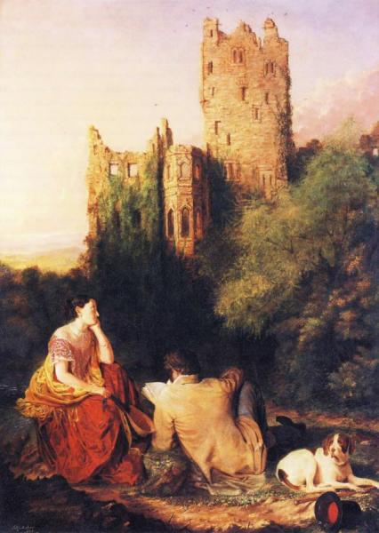 Reading The Legend by Lilly Martin Spencer