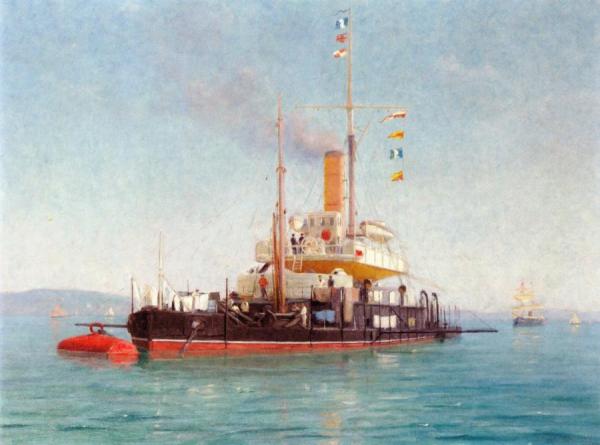 Going Into Port by Lionel Walden