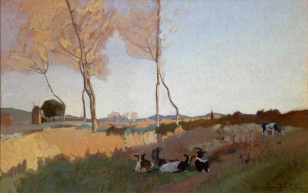 Evening In Maremma by Llewelyn Lloyd