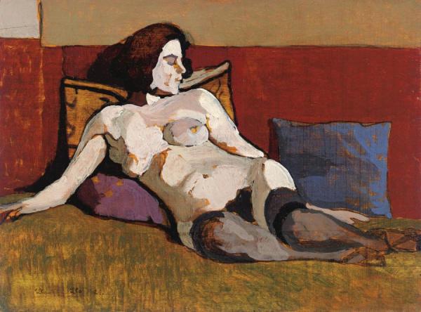 Nudo Di Donna by Llewelyn Lloyd Oil Painting Reproductions