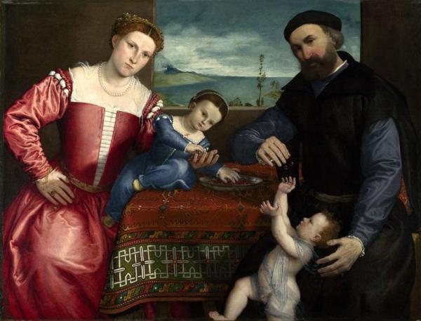Volta Family by Lorenzo Lotto Oil Painting Reproductions