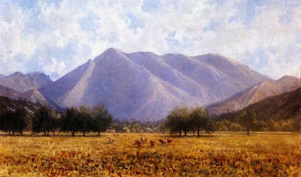 Mount Saint Helena From Knight's Valley by Lorenzo Palmer Latimer