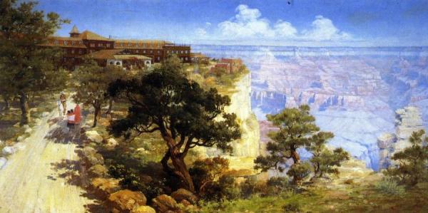 El Tovar Hotel, Grand Canyon by Louis Akin