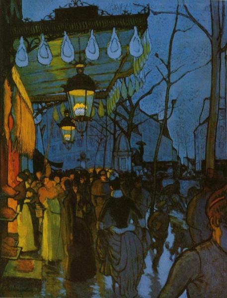 Avenue De Clichy, Five by Louis Anquetin