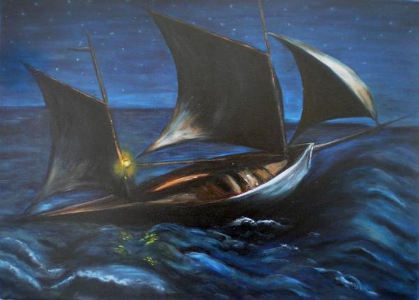 Night Sail by Louis Anquetin Oil Painting Reproductions