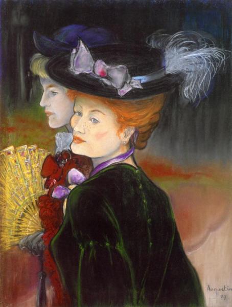 Two Ladies In The Wood by Louis Anquetin