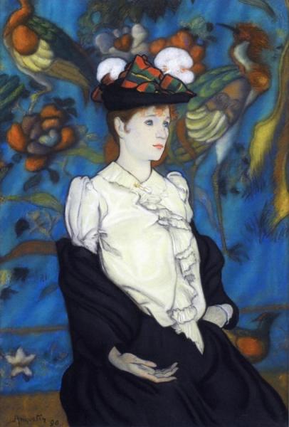 Woman With Hat by Louis Anquetin Oil Painting Reproductions