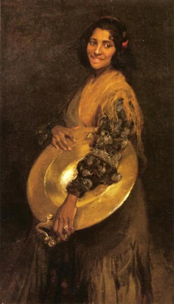 Andalusian Gypsy Girl by Louis Betts Oil Painting Reproductions