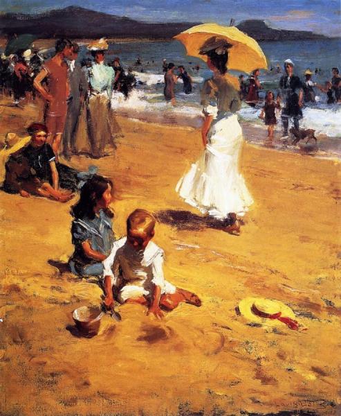 Mid-winter, Coronado Beach by Louis Betts