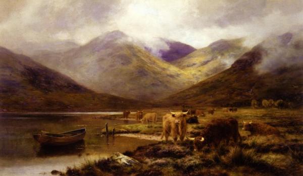 A Glen In Ardgour by Louis Bosworth Hurt