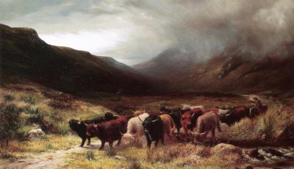 Crossing The Stream by Louis Bosworth Hurt