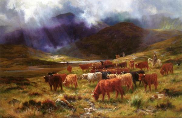 Louis Bosworth Hurt Glen Dochart, Near The Black Mount