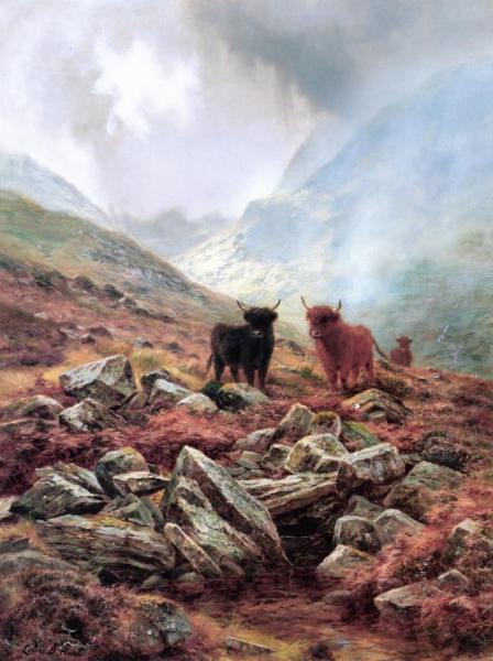 Highland Mists by Louis Bosworth Hurt
