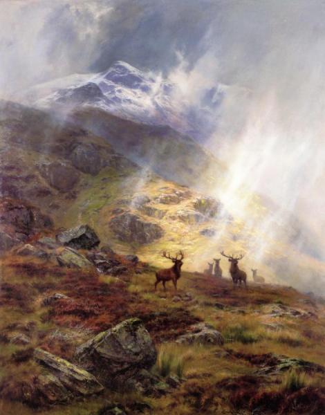 Sunshine And Shower by Louis Bosworth Hurt