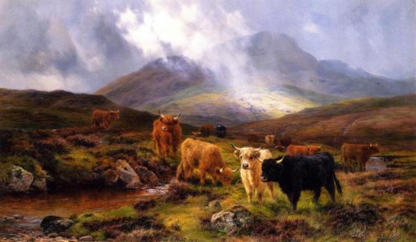 Through The Glen by Louis Bosworth Hurt