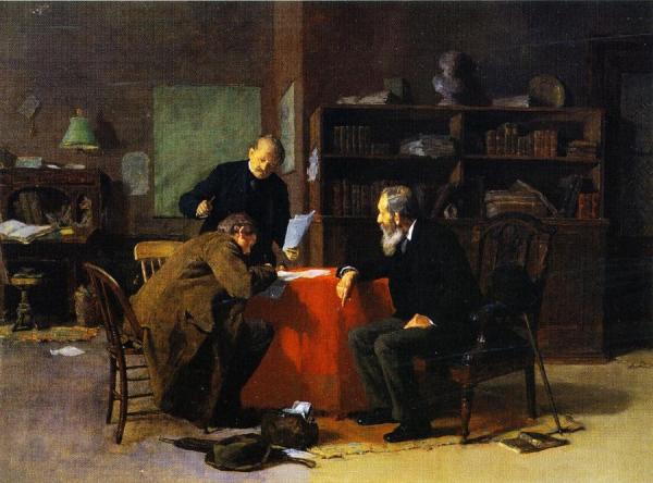 Legal Advice by Louis C. Moeller Oil Painting Reproductions