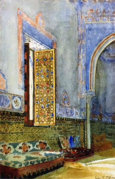 Near Eastern Interior by Louis Comfort Tiffany Oil Painting Reproductions
