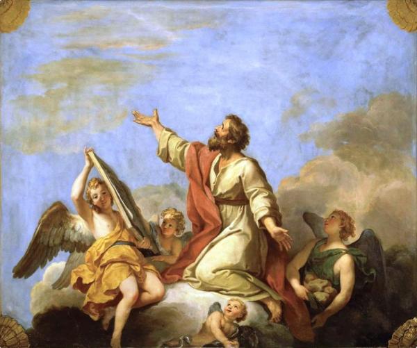 Ceiling With St Barnabas by Louis De Boullogne The Younger