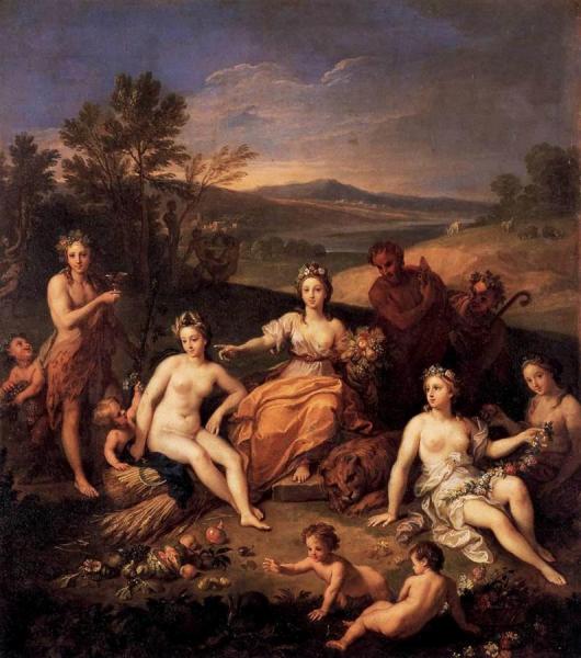 Earth by Louis De Boullogne The Younger