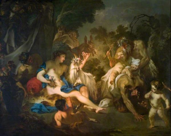The Infancy Of Bacchus by Louis De Boullogne The Younger Oil Painting Reproductions