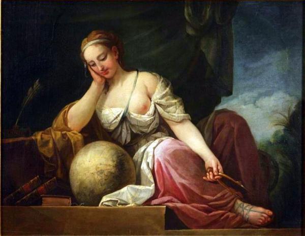 Urania, Muse Of Astronomy by Louis De Boullogne The Younger
