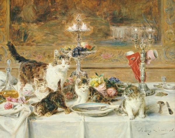 Up To No Good by Louis-eugene Lambert