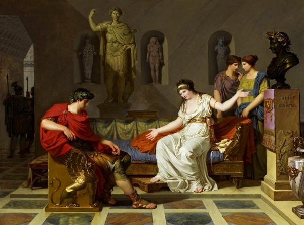Cleopatra And Octavian,1787 by Louis Gauffier Oil Painting Reproductions