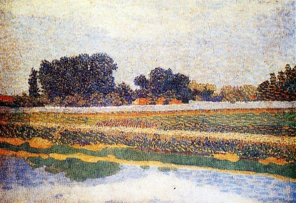 Banks Of The Oise by Louis Hayet