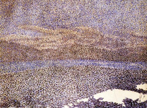 Banks Of The River, Evening by Louis Hayet