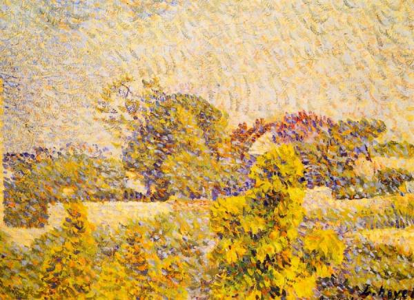 Landscape by Louis Hayet