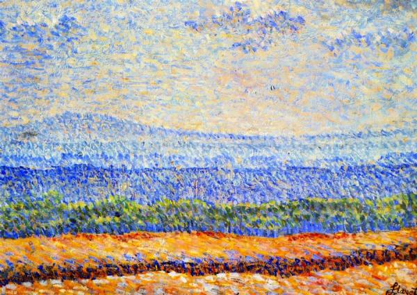 Louis Hayet Landscape Of Vexin