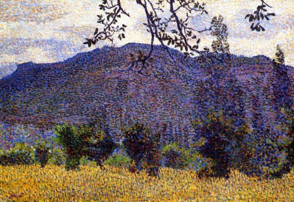 Mountain Landscape by Louis Hayet