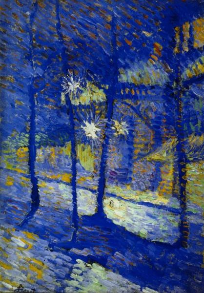 Louis Hayet Nocturnal Landacape