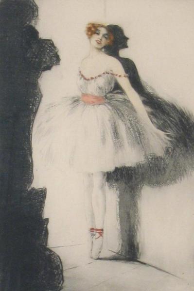 Ballerina In The Wings by Louis Icart