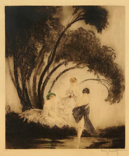 Bathers by Louis Icart