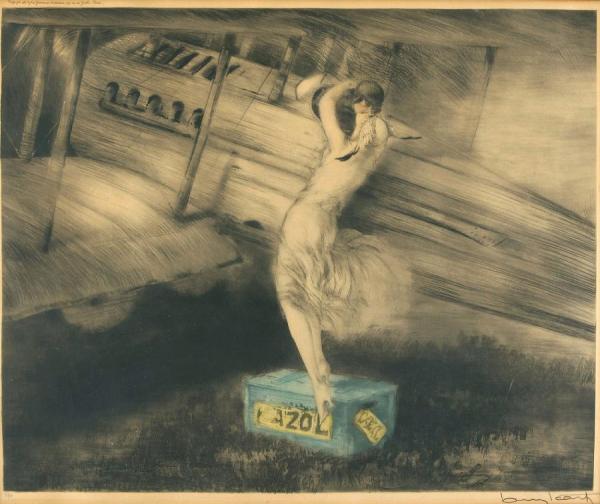 Before The Raid by Louis Icart Oil Painting Reproductions