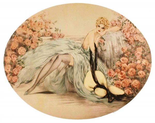 Belle Rose by Louis Icart