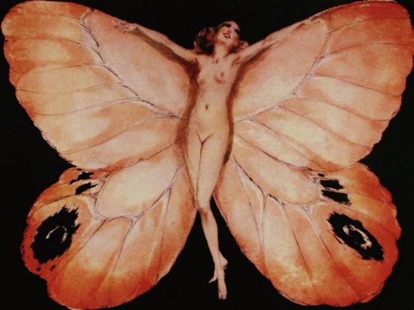 Butterfly by Louis Icart