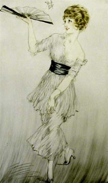 Butterfly by Louis Icart