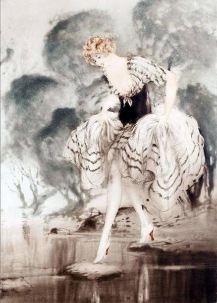 Crossing by Louis Icart