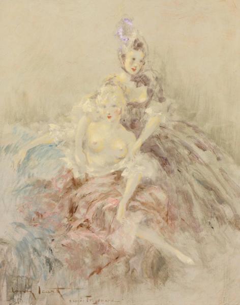 D'apres Fragonard by Louis Icart