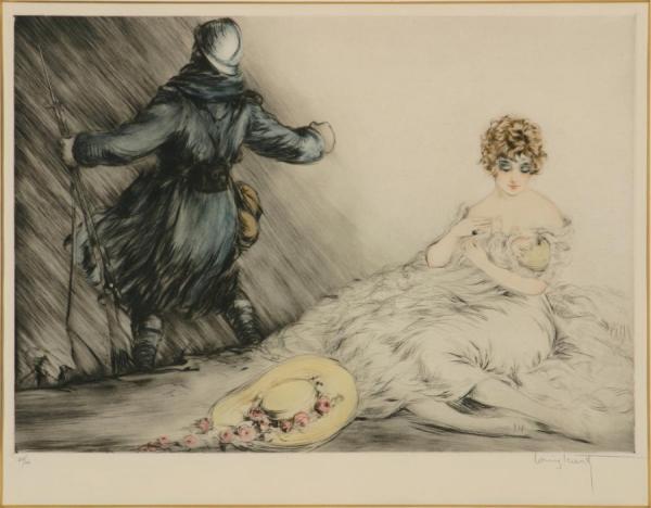 Defense Of The Homeland by Louis Icart