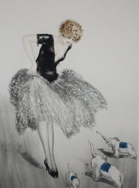 Elephants by Louis Icart