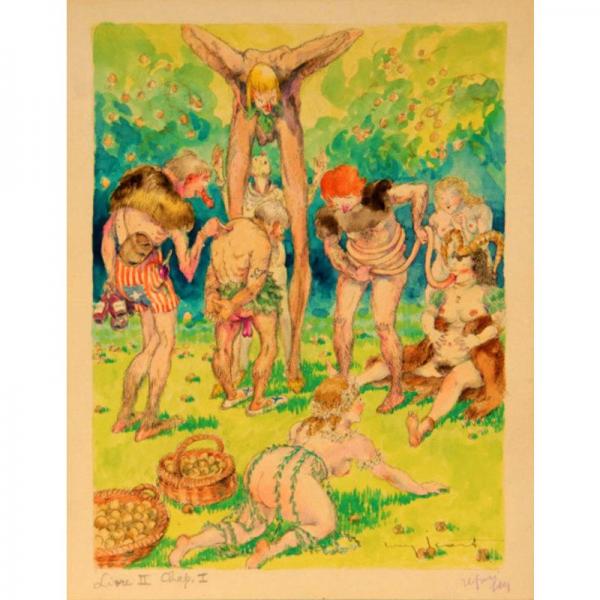 Erotic Whimsies by Louis Icart Oil Painting Reproductions