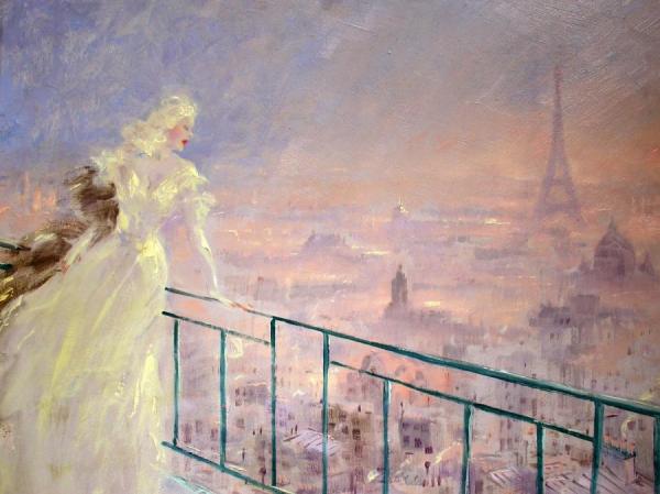Evening In Paris by Louis Icart