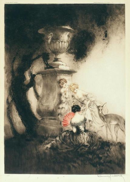 Four Dears by Louis Icart